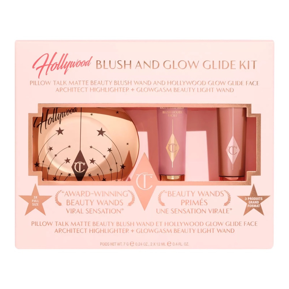 Charlotte Tilbury- Hollywood Blush And Glow Glide Kit - Picture 3 of 6